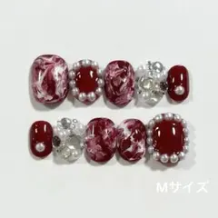 265.●メルカリ便●［Mサイズ］ネイルチップ☆