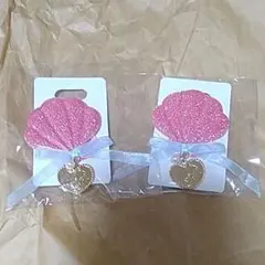 ディズニー　アリエル　ヘアゴム　2点