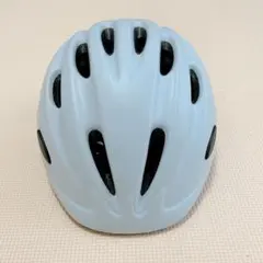 美品☆子供用 キッズ ヘルメット＆プロテクター 自転車 キックボード 水色