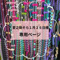 愛之助そら１月２６日様専用ページ＊スマホショルダー スマホストラップ パラコード