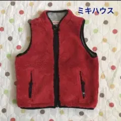 ★美品★ミキハウス 90cm ボアベスト