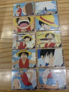 ONE PIECE カード アマダ 6枚セット ルフィ ゾロ - メルカリ