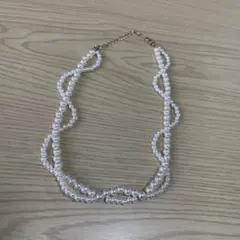 パール風ネックレス