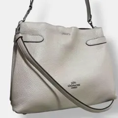 極美品 コーチ ハンナ ショルダーバッグ 2way CH194 レザー ベージュ