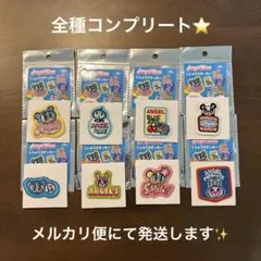 エンジェルブルー　ワッペンシール　全8種　コンプリートセット　中村くん　ワッペン