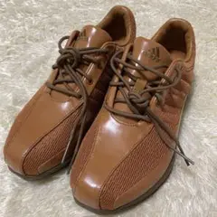 【極美品✨未使用級】adidas アディダス ブラウン 茶 スニーカー 25cm