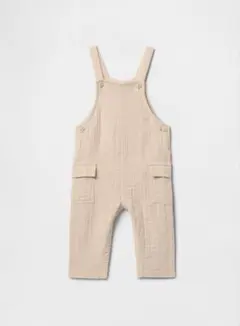 オーバーオール ベージュ