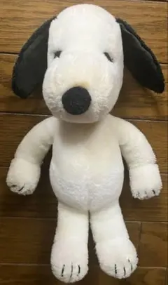 当時物 80s ヴィンテージ スヌーピー ぬいぐるみ 首輪 30cm ファミリア