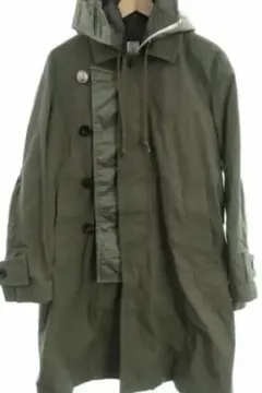 【SACAI 】モッズコート ミリタリー ジャケット ロングコート サイズ1 sacai サカイ モッズコート ステンカラーコート コットン