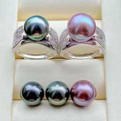 ♡楽ニャン。0(*´꒳`*)様　ご専用確認ページ　黒蝶真珠とエジソンパール