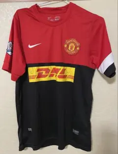 ナイキ マンチェスターユナイテッド DHL トレーニングシャツ XL 新品未使用 美品 NIKE ナイキ マンチェスターユナイテッド プラクティス DHL