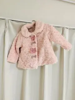 冬にぴったり♡ ピンクコート