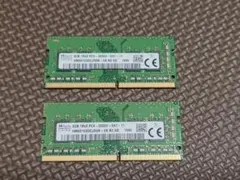 動作確認済32GB DDR4 16GB×2 ノートパソコン 2枚セットSK - メルカリ