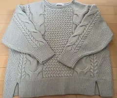 未使用☆アメリカンホリック　ケーブルニット