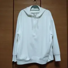 ドライスウェットハーフジップパーカ ＋Ｊ XL オフホワイト 完売品