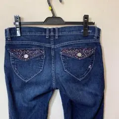 ジェイアンドカンパニー　レディス　ストレッチストレートデニムパンツ　ストーン　Lのサムネイル