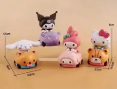 サンリオ キャラクター付きミニカー4体セット