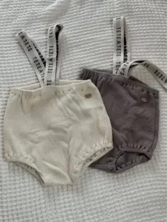 【tete a tete】テータテート　バースデイ　サロペット　ベビー服