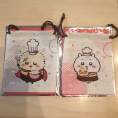 ココス 第1弾 巾着 ラッコ ちいかわ 2点セット