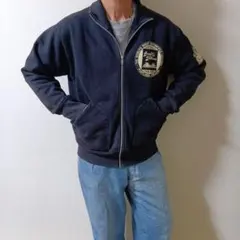 ★ラングリッツレザー★コレクション放出！名作逸品！上質フルジップスエット★黒