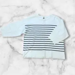 新品未使用 OPAQUE.CLIP ボーダーニット Mのサムネイル