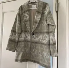 BAYFLOW 幾何学模様 テーラードジャケット