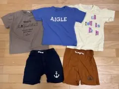 AIGLE 等Tシャツとショートパンツまとめて120
