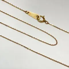 極美品！K18　あずきチェーン　ネックレス　18金のサムネイル