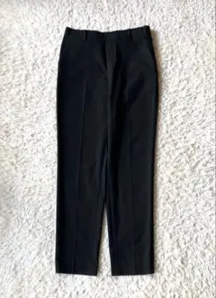 美品◯ユニクロ ストレッチ ストレート パンツ ブラック S