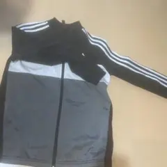 黒/グレー ストライプ ジャージ