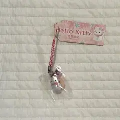 【未使用】冬期限定 ハローキティ 根付け