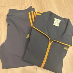 adidas ジャージ上下セット ネイビー/オレンジ UK12