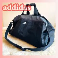 Adidas アディダス ボストンバッグ ナイロン ブラック ロゴ