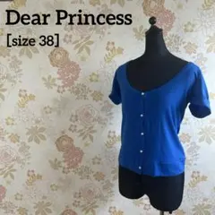 【新品未使用】Dear Princess 半袖 カーディガン 38 タグ付きのサムネイル