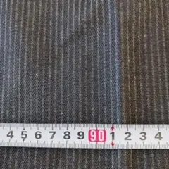 ダークグレー ストライプ デニム？帆布？ 約200✕120cm　411