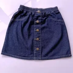 【140】ELFINDOLL CLASSIC　デニムスカート　青のサムネイル