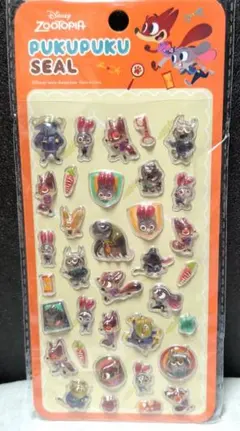 Disney Zootopia Pukupuku 　ぷくぷくシール　ズートピア