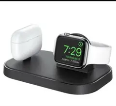 2in1 充電スタンド Apple Watch・AirPods対応 ブラック