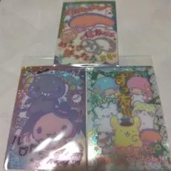 산리오 キャラクターズ カード 3枚セット