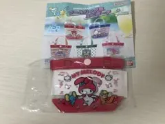 サンリオガチャ　プールバック風ミニポーチ　マイメロディ