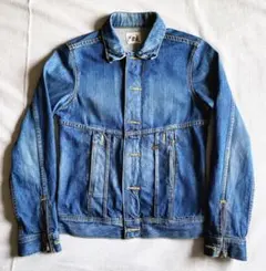 Lee 101Jデニムジャケット 70’s 黒タグ　ビンテージ　希少　美品 ヴィンテージ Lee 101-J 黒タグ 希少サイズ34 | ロングホーン