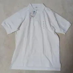 新品UNIQLOドライカノコポロシャツM半袖　白