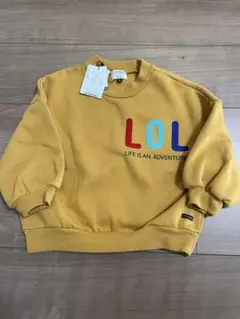 【新品】F.O.KIDS イエロートレーナー 100cm