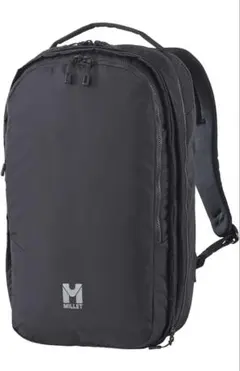 美品ミレー MILLET EXP 20+ ビジネスリュック 拡張 黒のサムネイル