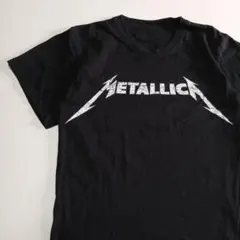 T1359 公式　メタリカ（METALLICA）バンド　バンT　定番ロゴ