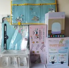 すみっコぐらし 木製 ラップトップ テーブル ウォール ポケット ゴミ箱