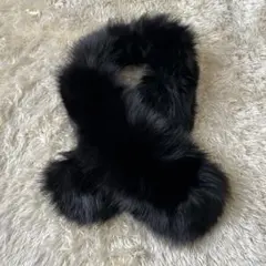 ☆未使用タグ付き☆SAGAFOXファー　ブルーフォックス　発表会　着物　ブラック