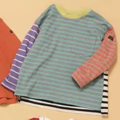 【新品】ボーダー長袖Tシャツ ジュニア キッズ 子供服 男の子 女の子