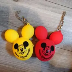 東京ディズニーリゾート ミッキーマウス ストラップ 2色セット