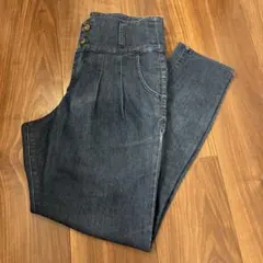 LOWRYS FARM ハイウエストデニムパンツ M アンクル丈　ストレッチ生地のサムネイル